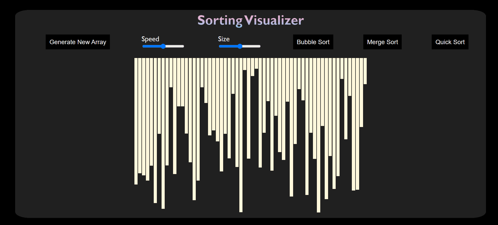 Sorting Visualizer