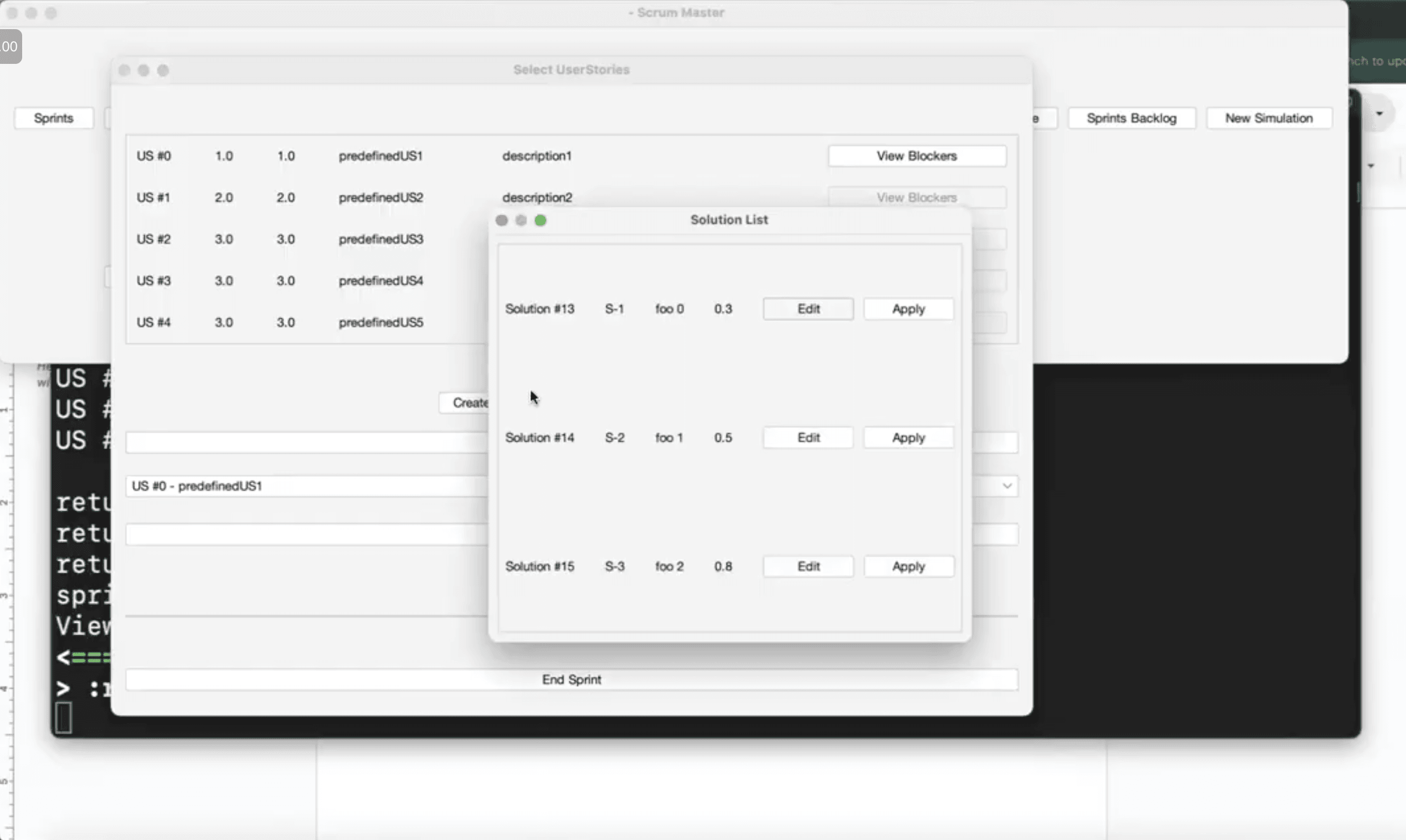 Scrum Board Simulator